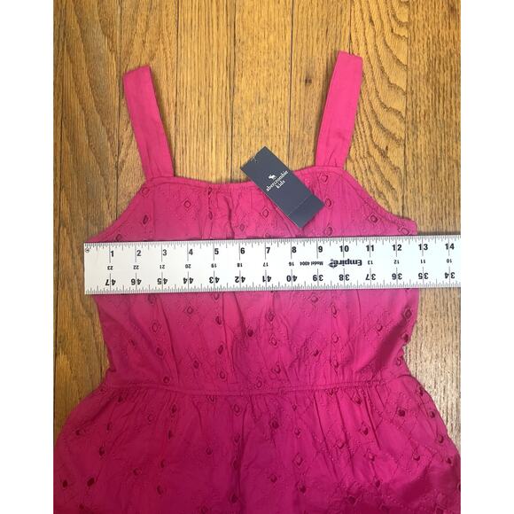Abercrombie And Fitch Girls Sun-kissed Pink Eyelet Cottage Dress Size 11/12 - Picture 7 of 10